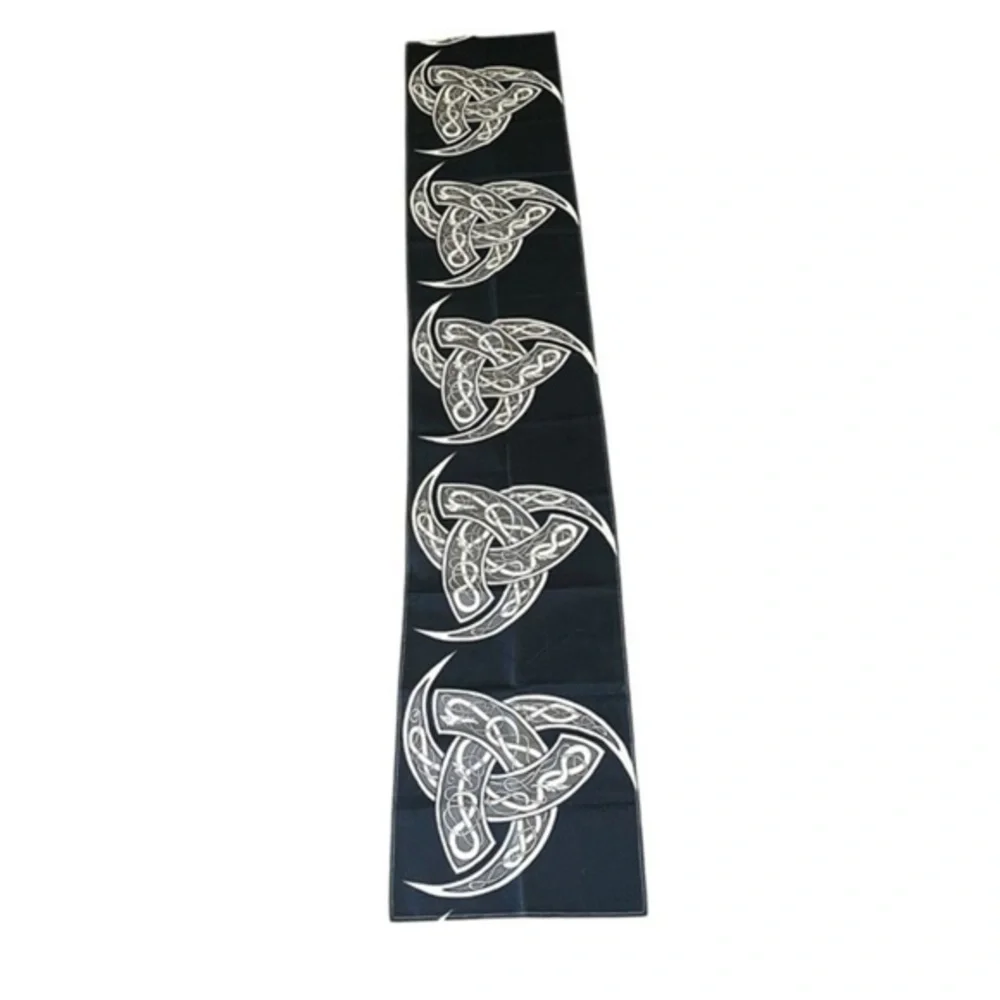 NWT Vikings Norse Mythology Pagan Asatru Magical Rune Table Runner Fabric Deco